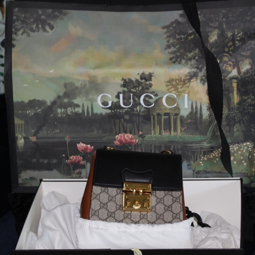 Small Gucci GG Padlock Backpack